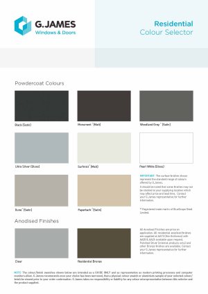 00b Residential Colour Selector